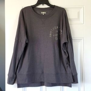 True craft over sized medium gray sweatshirt